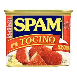 SPAM with Tocino Seasoning, 7 Grams of Protein Per Serving, 12 oz Can