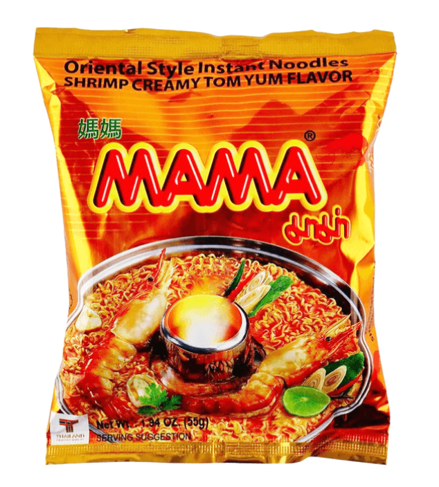 Oriental Style Instant Noodles, Shrimp Creamy Tom Yum Flavor