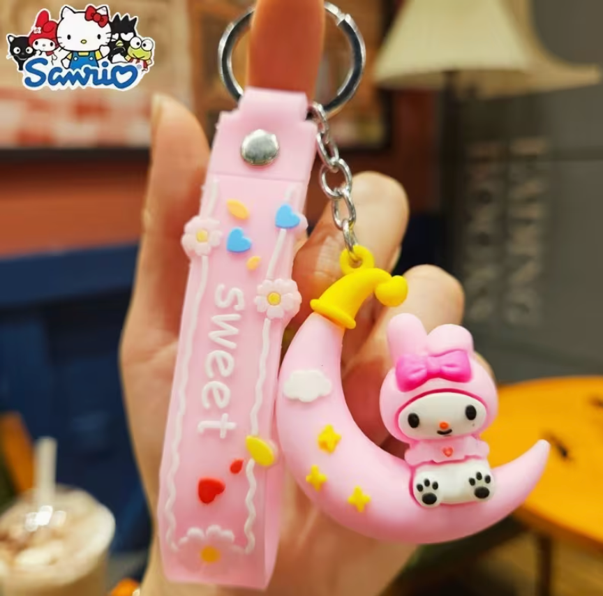 Sanrio Resin Keychain - Cute Bag Accessories