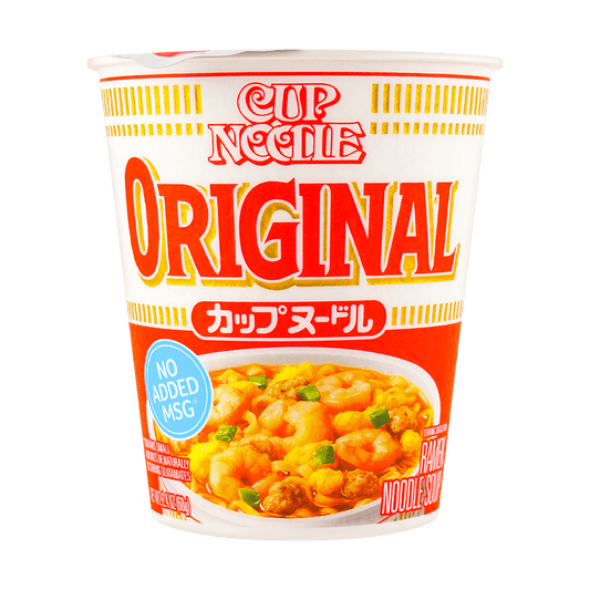 NISSIN, 2.4oz*10packs, Cup Ramen Instant Noodles Original Flavor, Ideal For Breakfast & Midnight, Quick & Easy