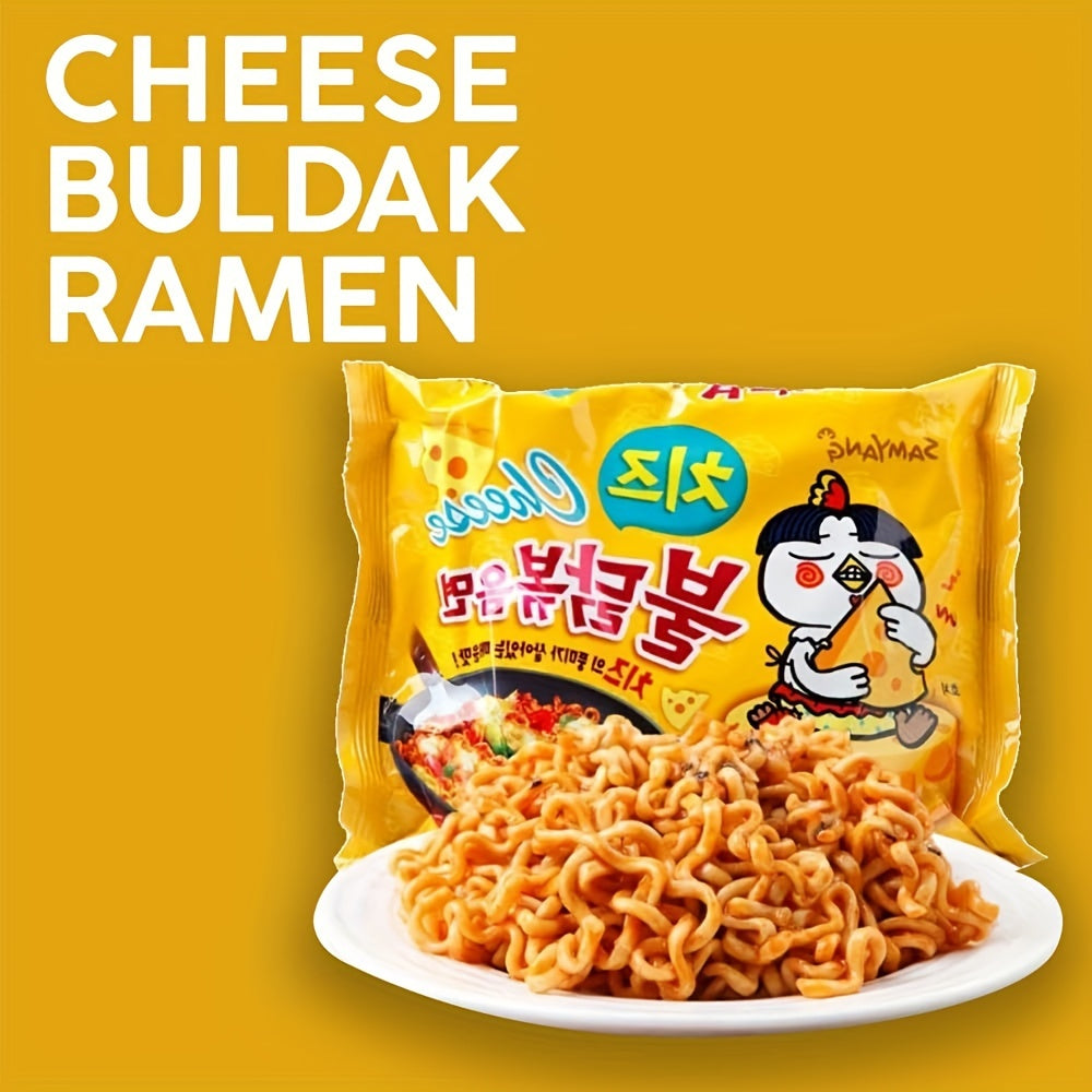 Samyan, 12packs, Spicy Taste, Buldak Hot Chicken Ramen Variety Pack, 12 Different Flavors, Spicy Korean Noodle Challenge, Fire Level Assortment, Instant Ramen Bundle