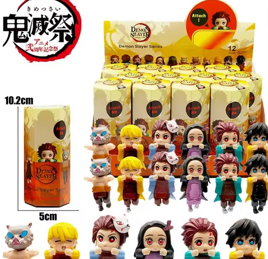 2025 Demon Slayer Hippers Blind Box Mini Action Figures Collectible