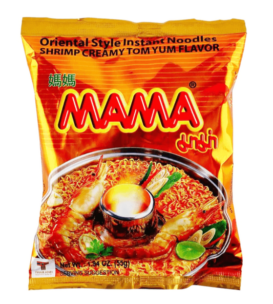 Oriental Style Instant Noodles, Shrimp Creamy Tom Yum Flavor