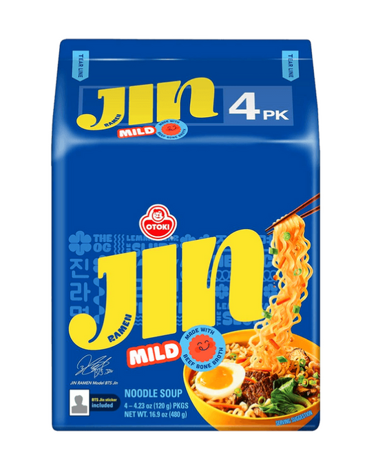 Jin Ramen- Korean Style Instant Noodles , Mild Flavor BTS
