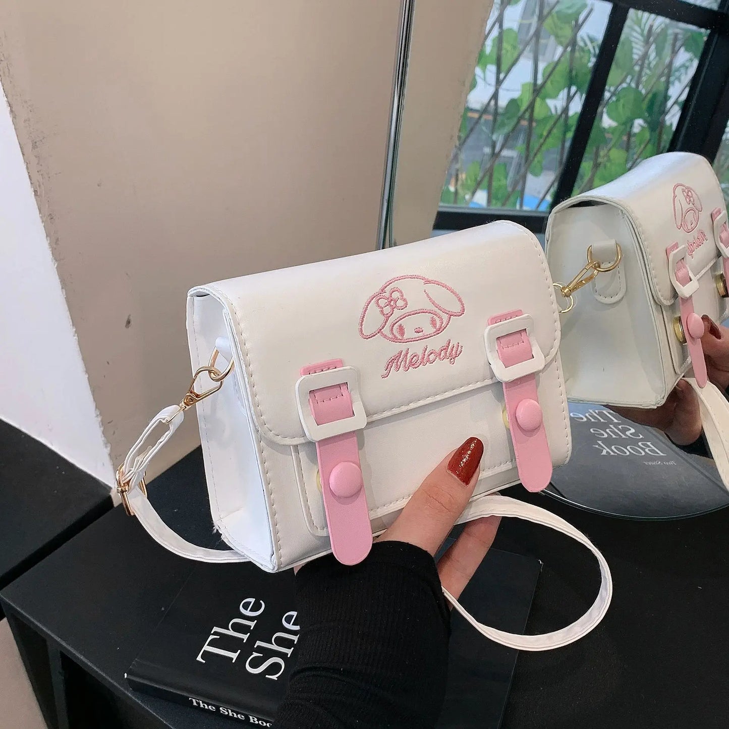 Anime Sanrio Crossbody Bags Hello Kitty Melody Kuromi Cinnamon Girls Women Luxury Brand Bag High Quality Designer Bags Gifts