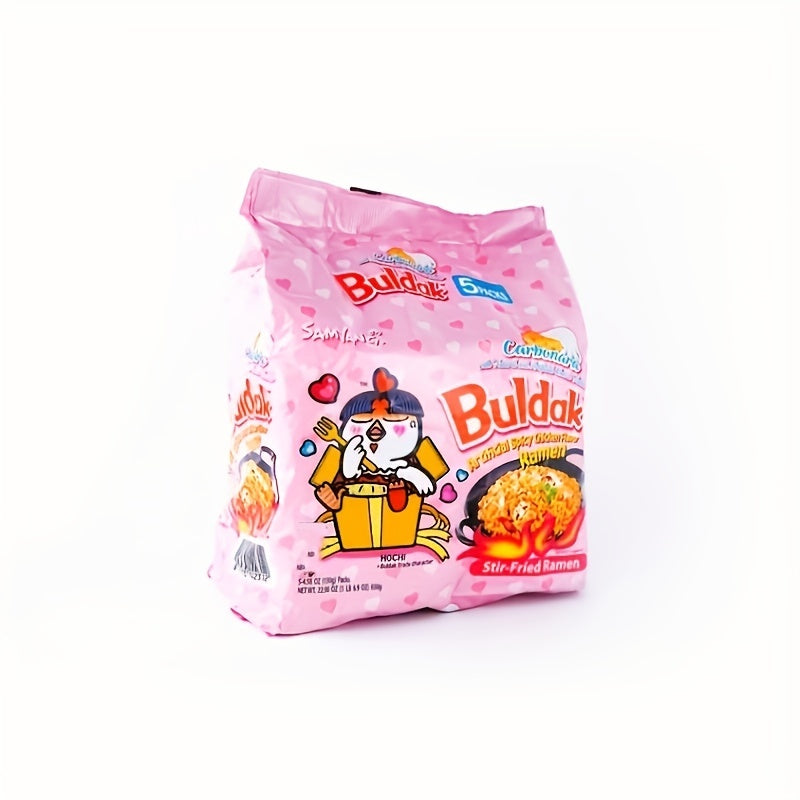 2bundles*5bags*130g, SY 305322 Artificial Spicy Chicken Flavor Ramen Carbonara