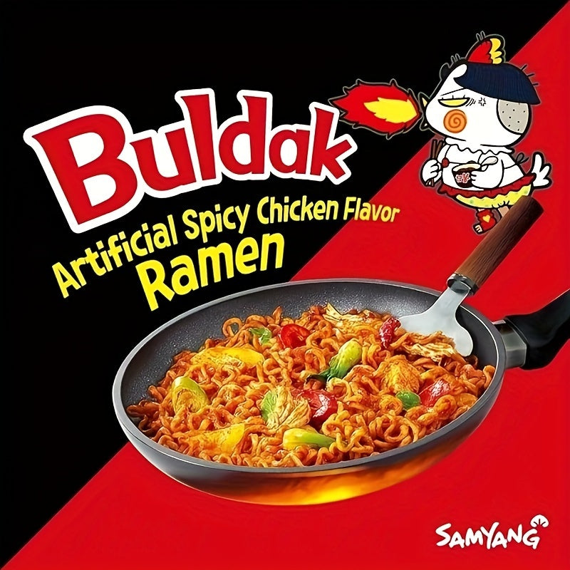 Samyang Buldak Mixed Flavors, 10Packs Variety Hot Chicken Ramen, Korean Spicy Noodles Assortment Set